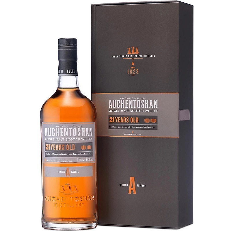 歐肯特軒21年單一純麥威士忌 Auchentoshan 21 Years Single Malt Whisky