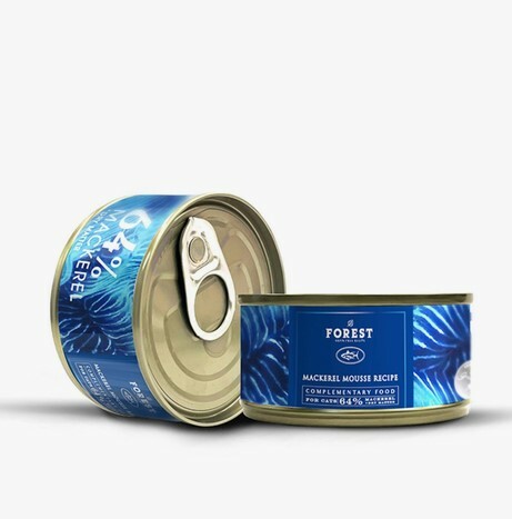 Forest 升級 貓罐系列 64％ 鯖魚醬 '零食罐' 80g (原箱24罐)