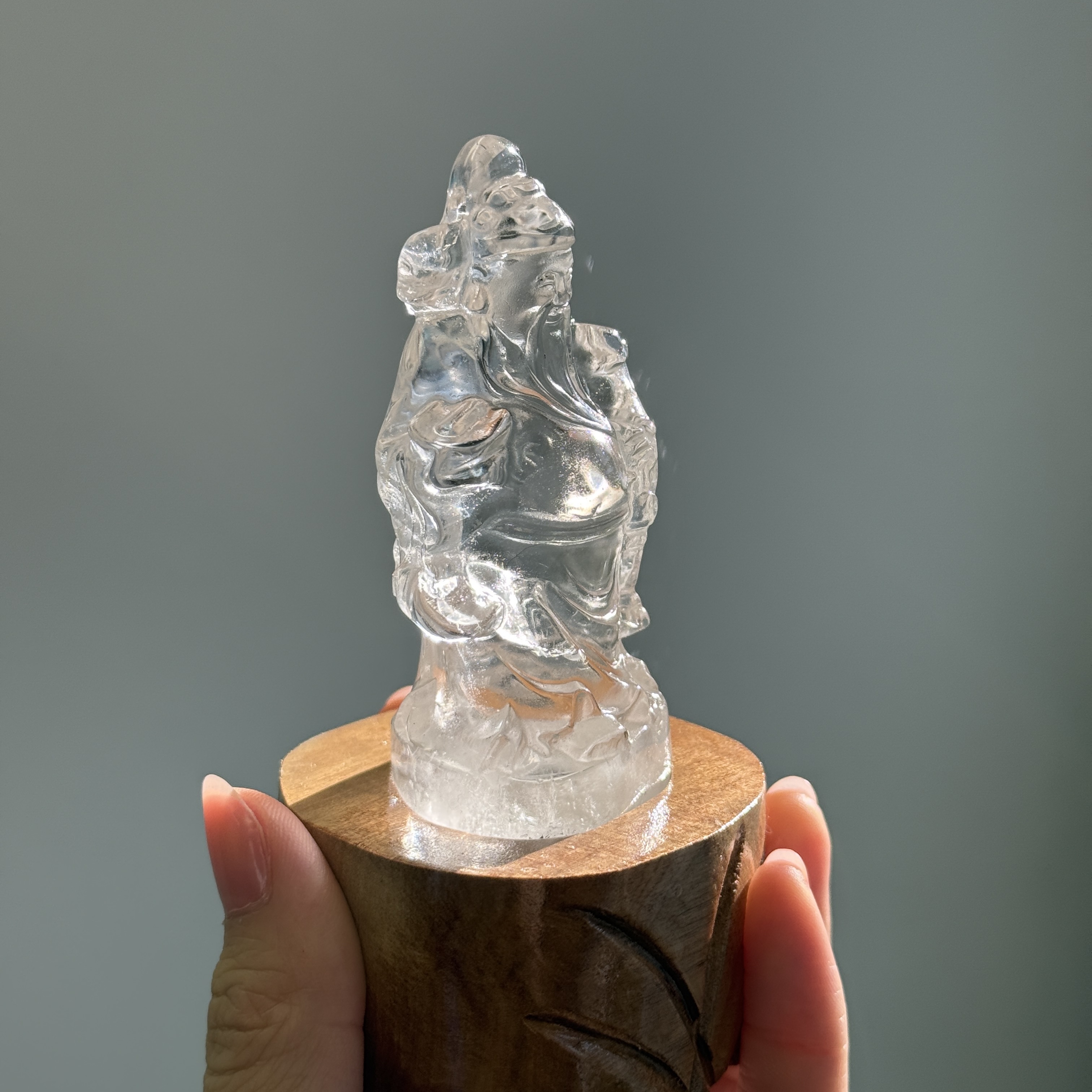 白水晶財神 WQ1557