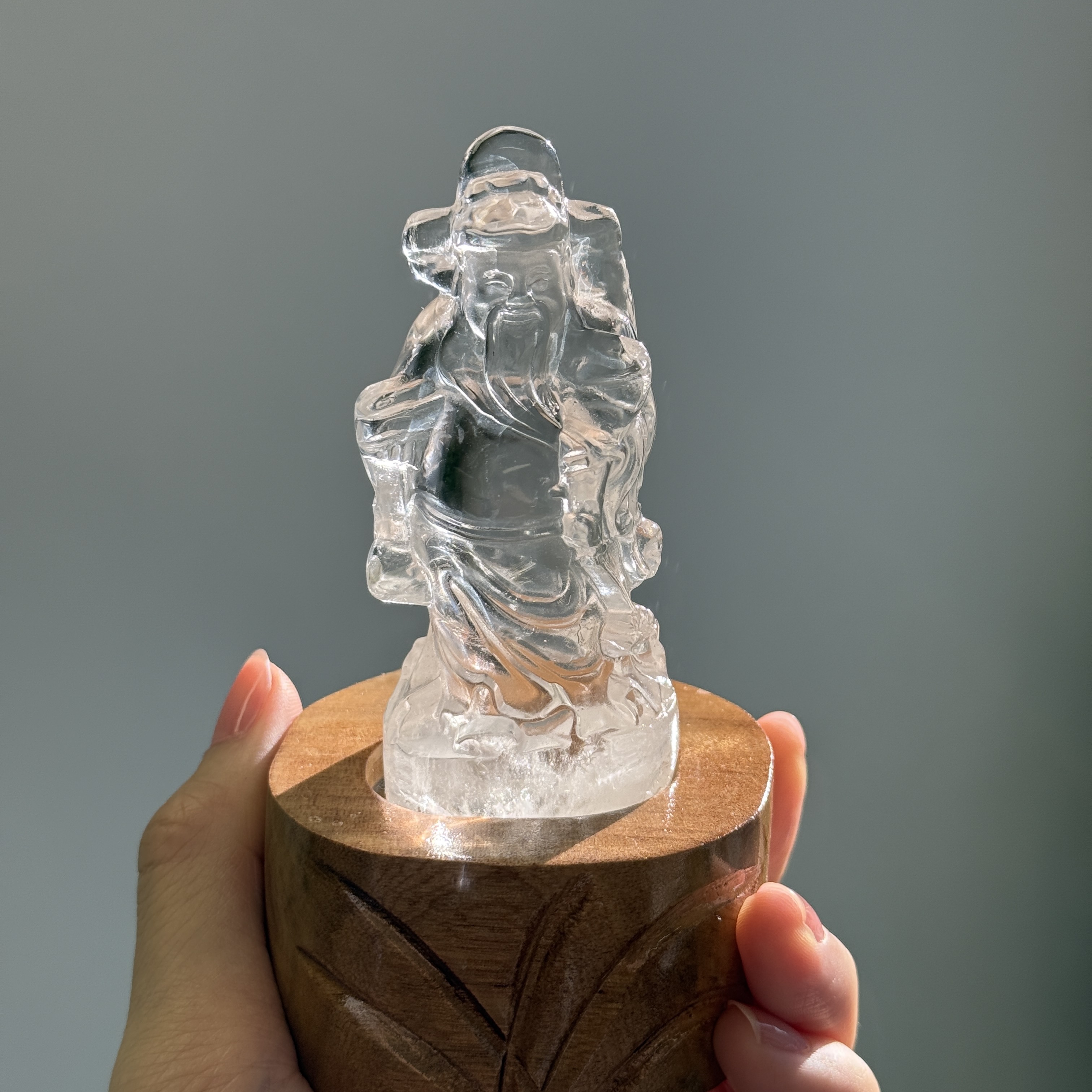 白水晶財神 WQ1557