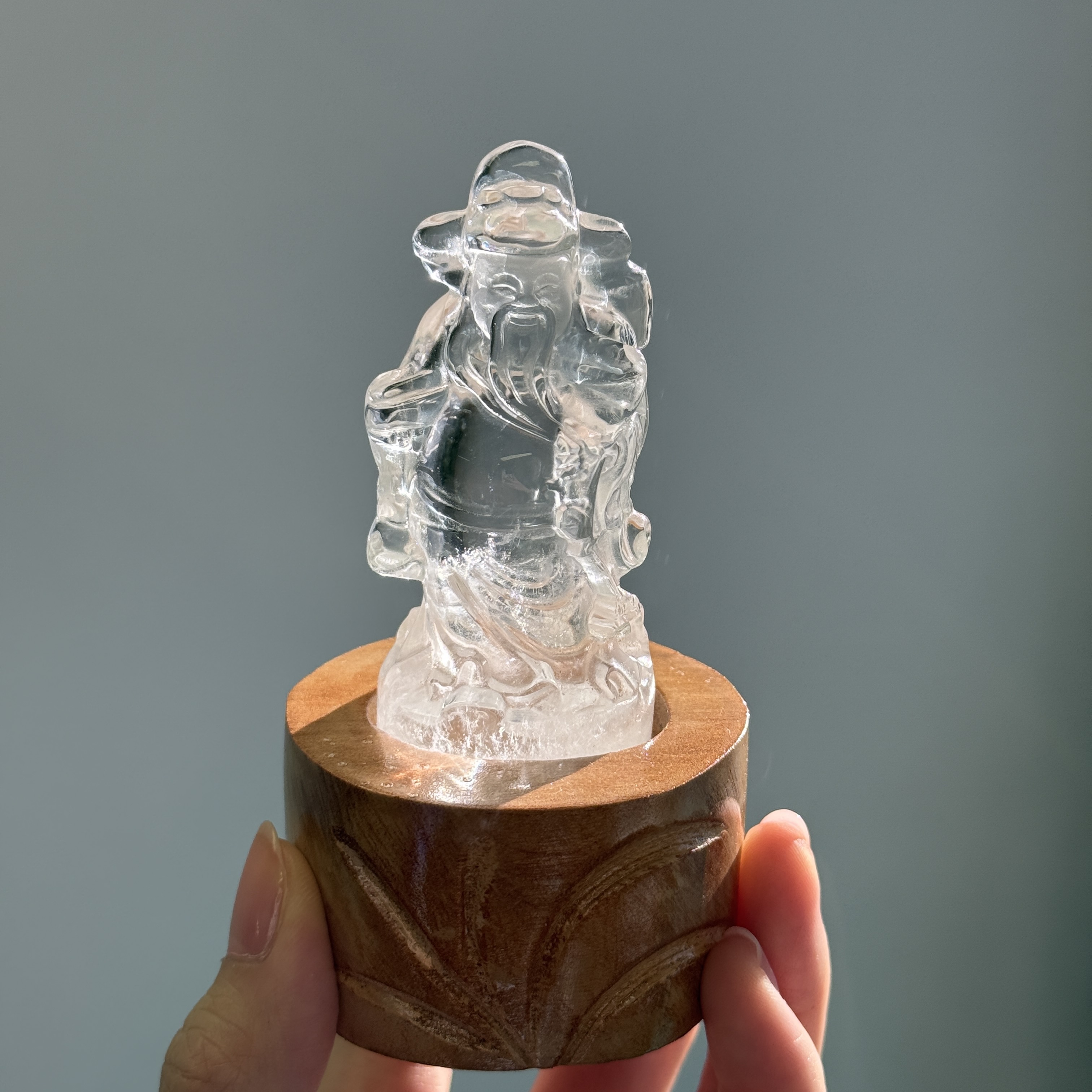 白水晶財神 WQ1558