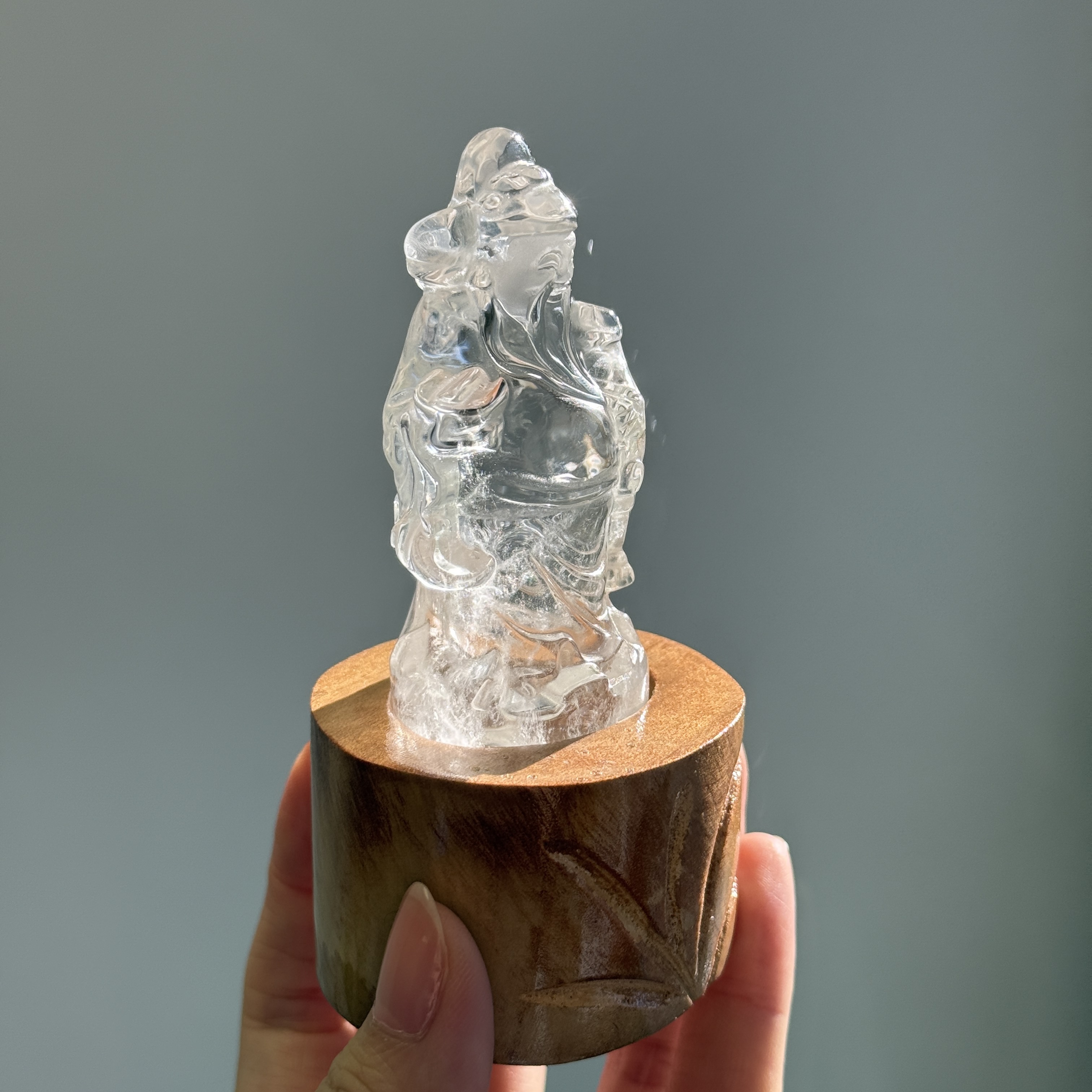 白水晶財神 WQ1558