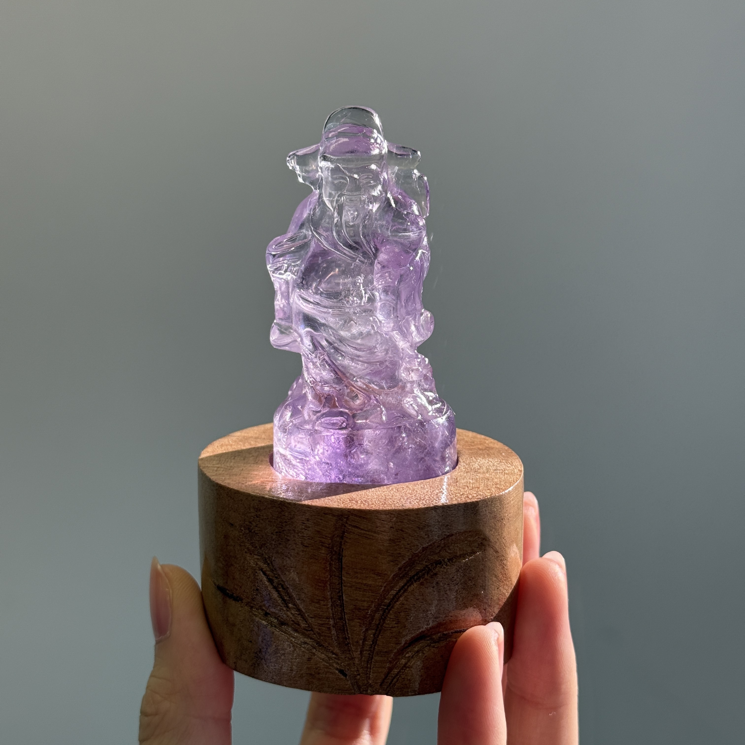 紫水晶財神 WQ1563