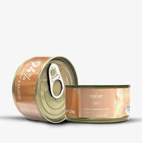 Forest 升級 貓罐系列 94％ 三文魚 ,魚湯 '主食湯罐' 80g (原箱24罐)