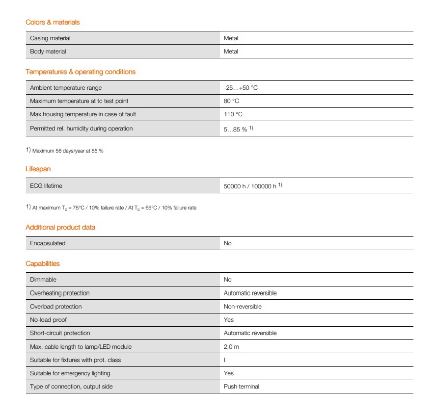 歐司朗 OT-FIT55/220-240/1A0/CS/L/G2 電子式安定器