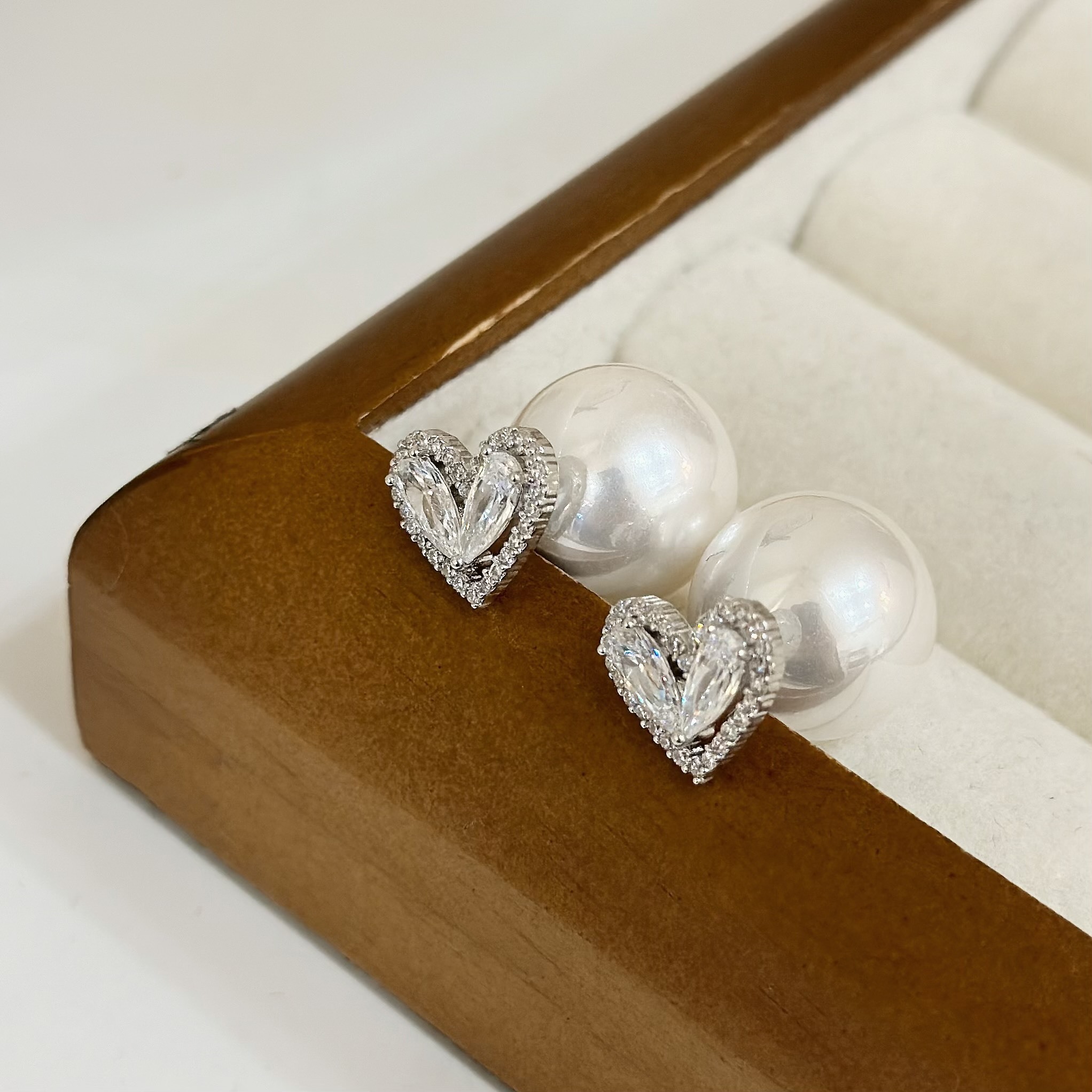 R13滿鑽愛心珍珠大力丸