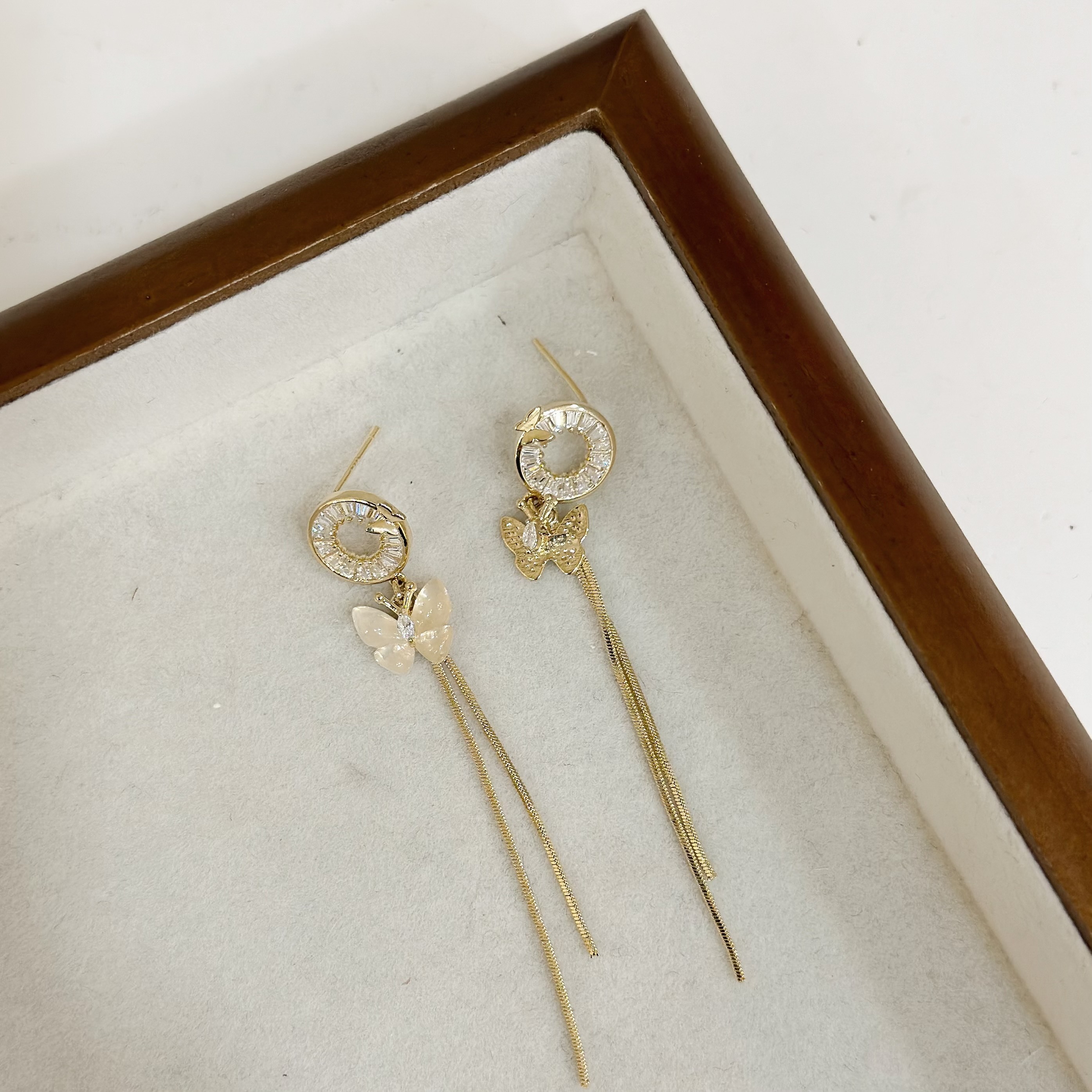 R29鋯石蝴蝶流蘇垂吊