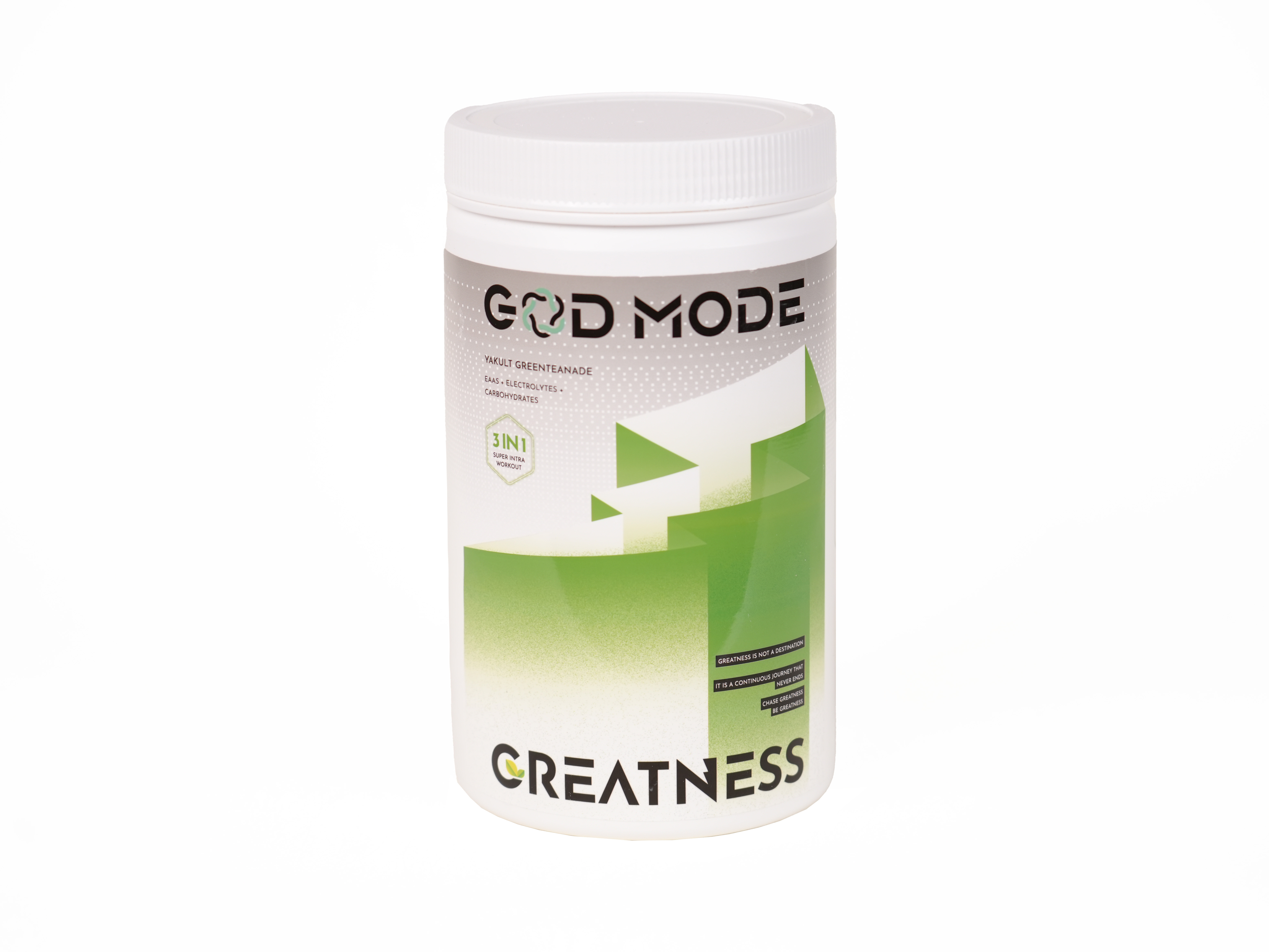 GOD MODE「GREATNESS」3 IN 1 超級訓中補給飲-多多綠風味