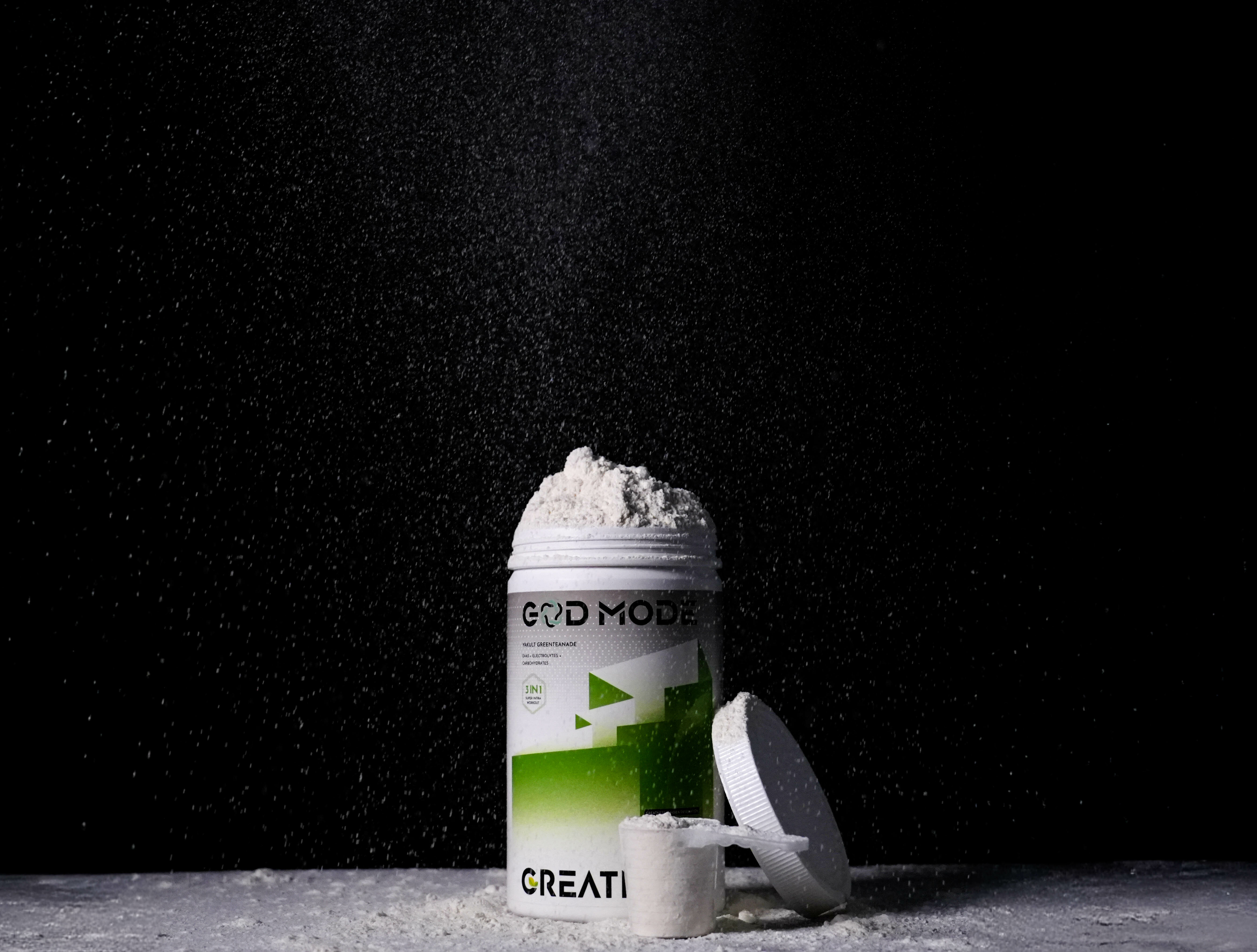 GOD MODE「GREATNESS」3 IN 1 超級訓中補給飲-多多綠風味