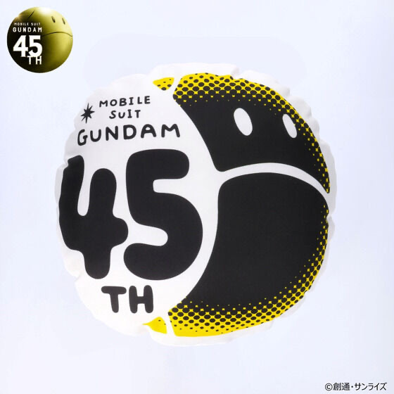 221166 Pbandai 預訂 2025/2月 機動戦士ガンダム ガンダム45周年ロゴ クッション