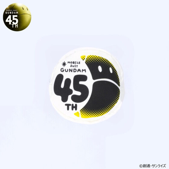 221167 Pbandai 預訂 2025/2月 機動戦士ガンダム ガンダム45周年ロゴ 丸形ポーチ 拉鍊袋