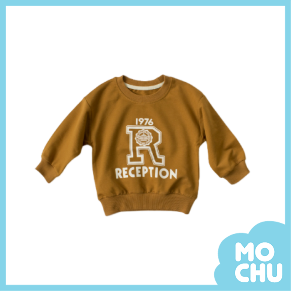 R字徽章長袖上衣(二色)