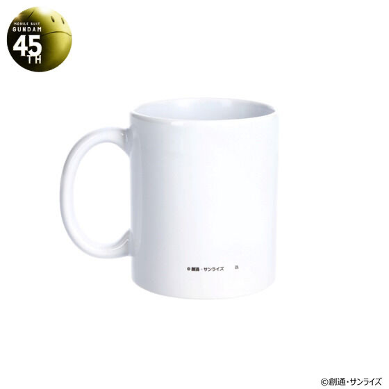 221168 Pbandai 預訂 2025/2月 機動戦士ガンダム ガンダム45周年ロゴ マグカップ