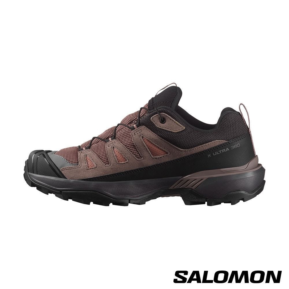【SALOMON 】女 X ULTRA 360 LTR Goretex 低筒登山鞋 粉/灰/黑/ L47571500