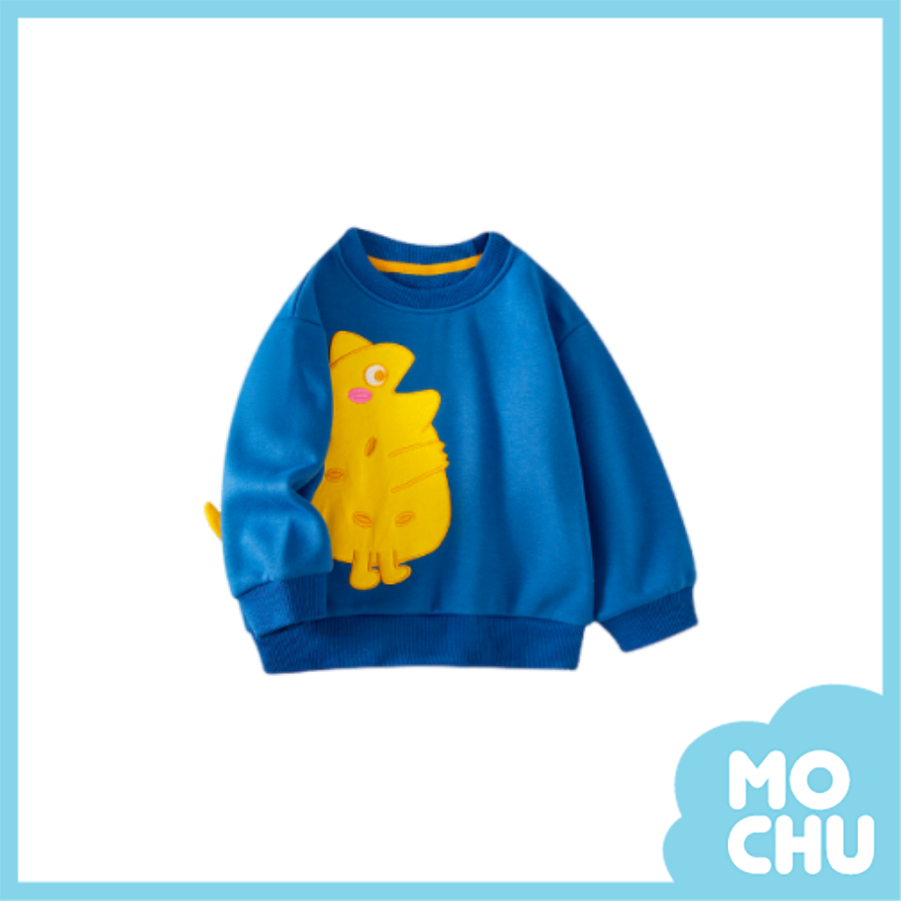 胖恐龍加絨長袖上衣(二色)