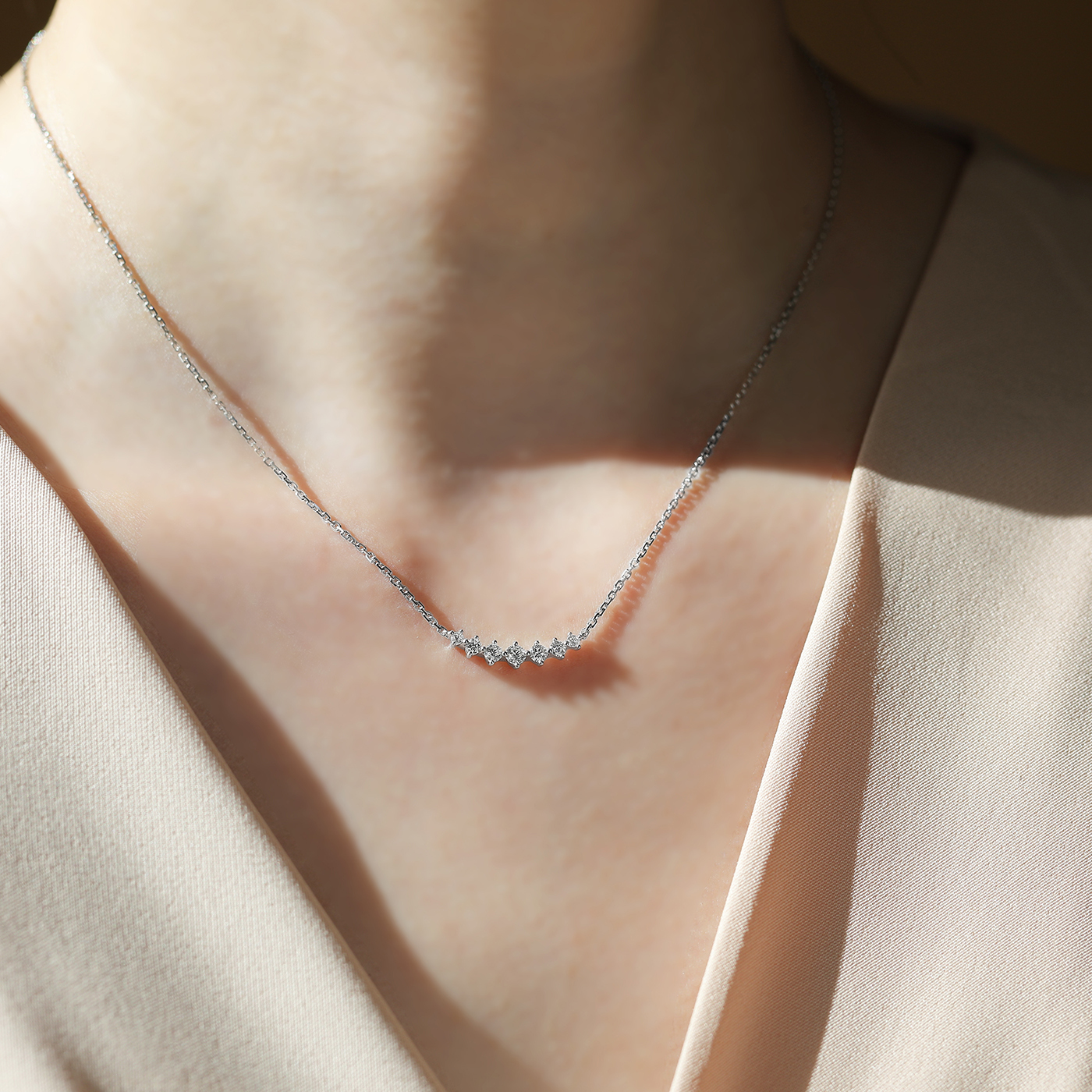 甜蜜微笑 — 30分鑽石項鍊
