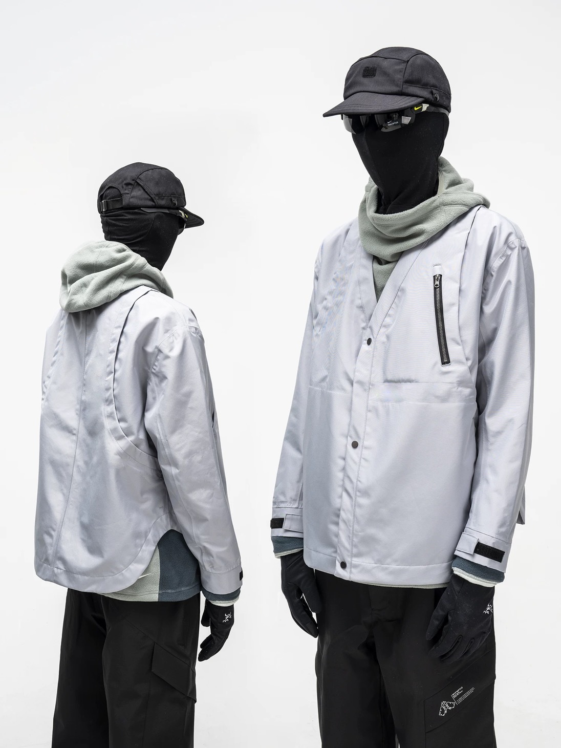 WHYWORKS 24AW【六代】機能道袍先鋒中式夾克無縫壓膠三西裝外套