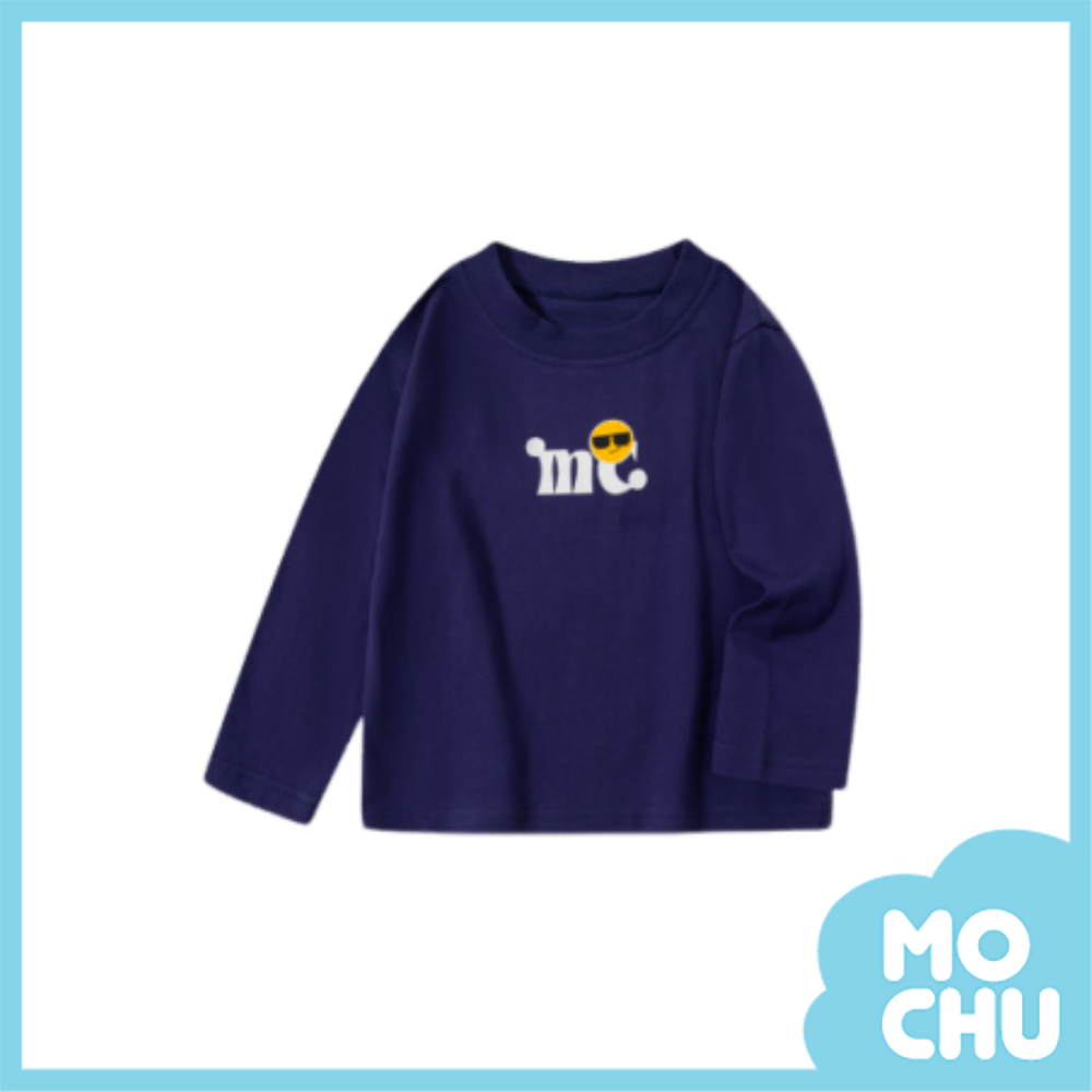 墨鏡笑臉長袖上衣(二色)