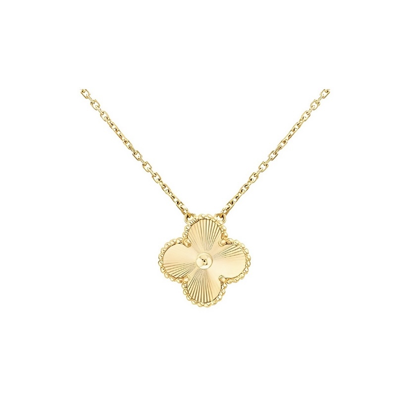 VAN CLEEF & ARPELS VCA Vintage Alhambra 吊墜18K白金 / 金