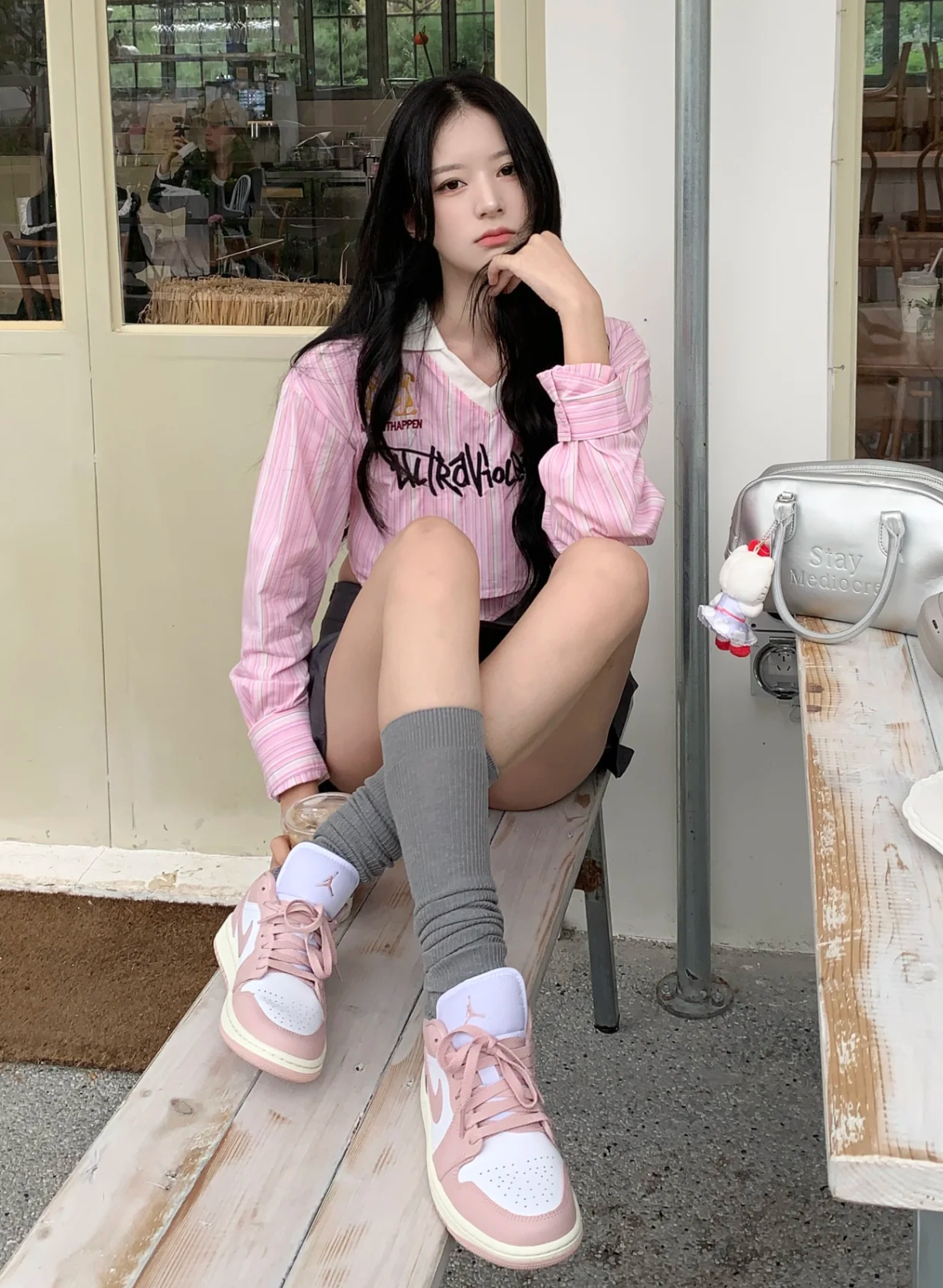 Nike Air Jordan 1 Low 白粉色 淺粉色 皮革 奶油底 DC0774-162/預購