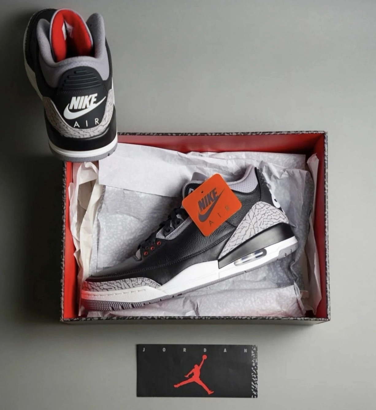 預購 Air Jordan 3 OG "Black Cement"  黑水泥 老屁股