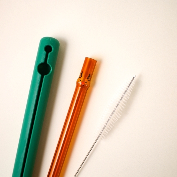 好玻聖誕麋鹿造型玻璃吸管環保吸管