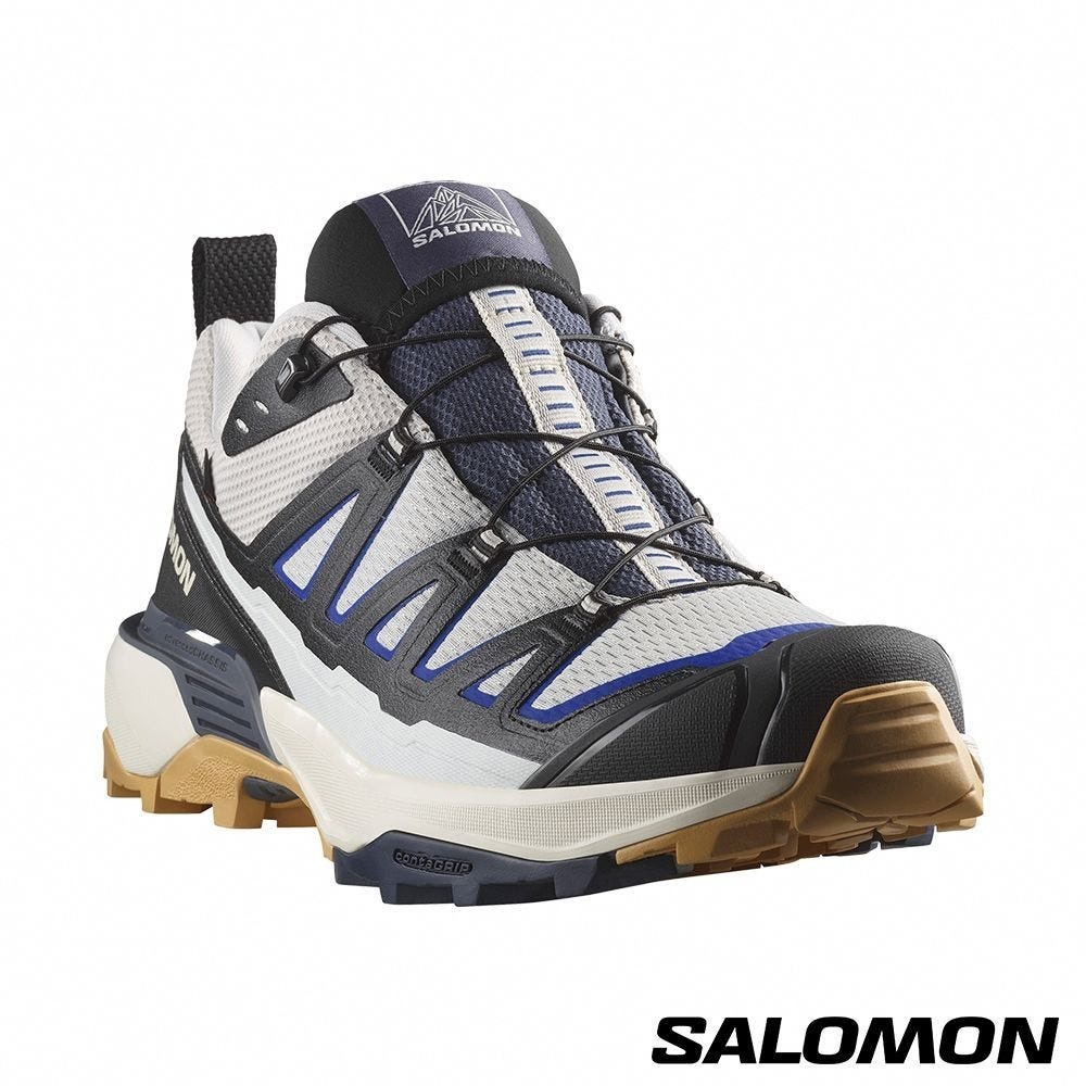【SALOMON】男 X ULTRA 360 EDGE Goretex 低筒登山鞋 紫/黑/藍/ L47698700