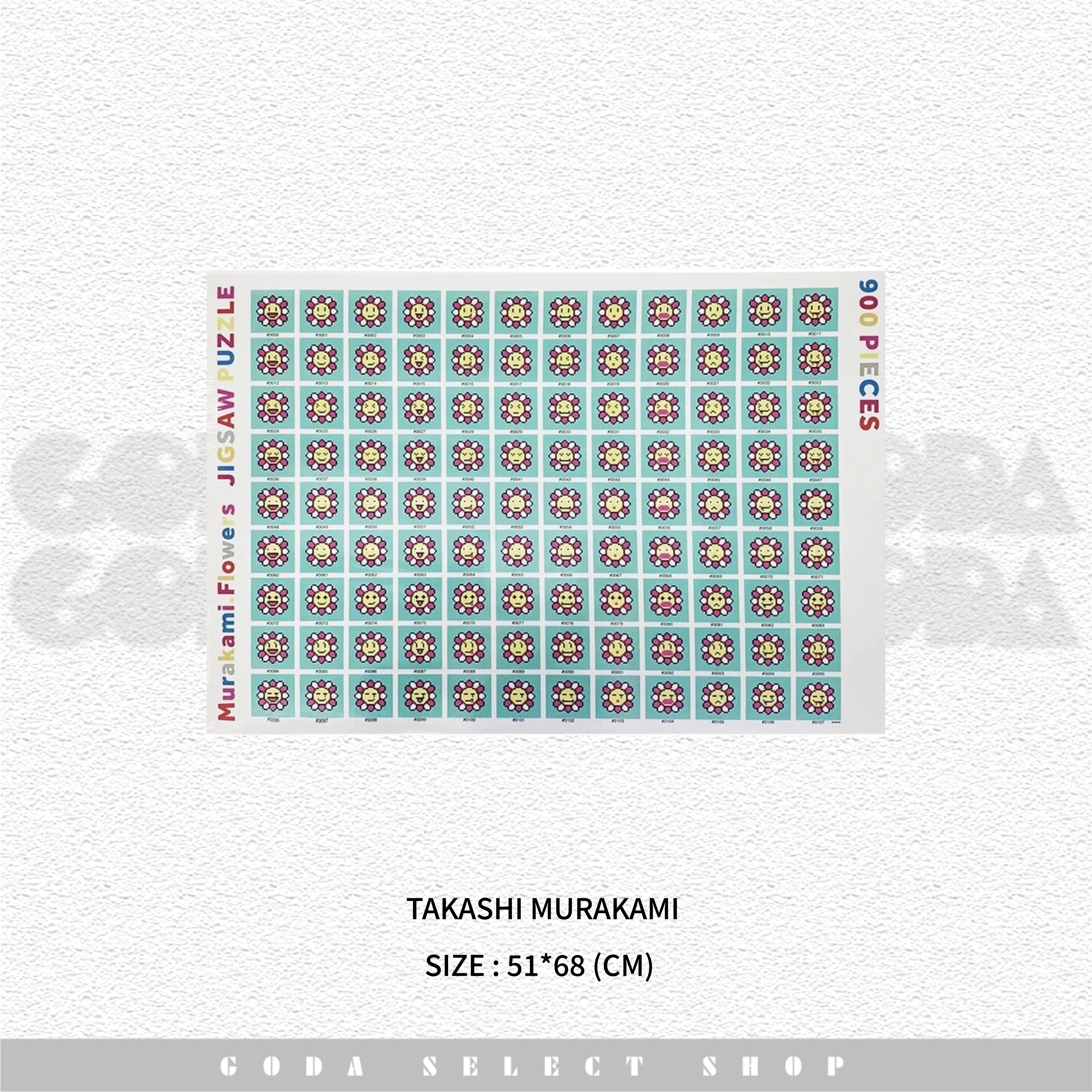 【TAKASHI MURAKAMI KAIKAI KIKI & FLOWERS】村上隆 馬賽克｜小花 拼圖 900片 #GT