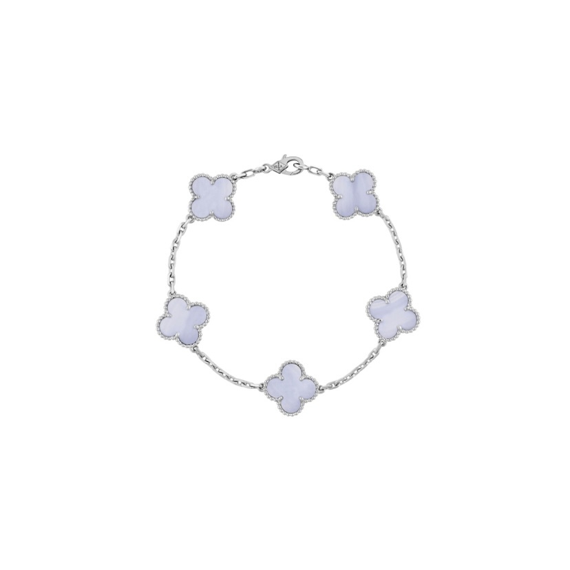 [8色] VAN CLEEF & ARPELS VCA Vintage Alhambra 手鏈 5枚四葉幸運圖騰18K金