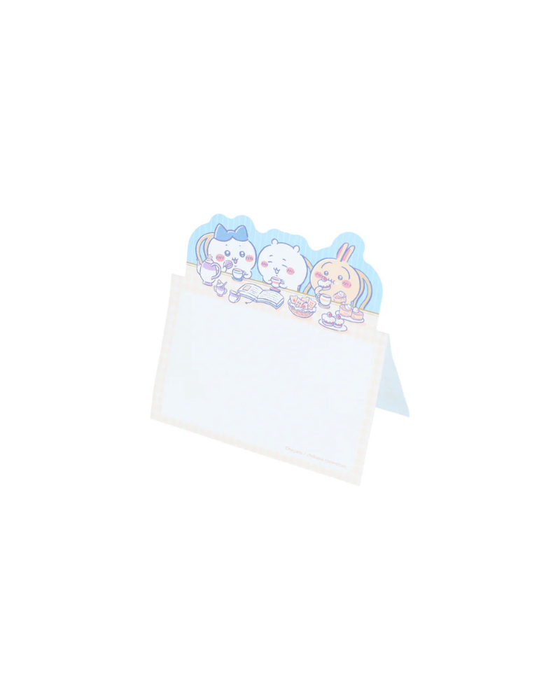 Chiikawa Wonder Tea Time系列 便條簿 藍色