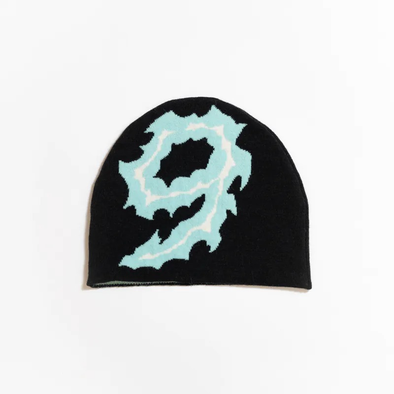 SILVER NINE 羊毛絨雙色毛帽