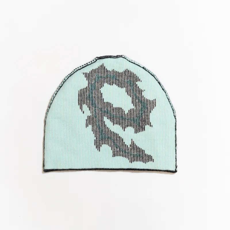 SILVER NINE 羊毛絨雙色毛帽