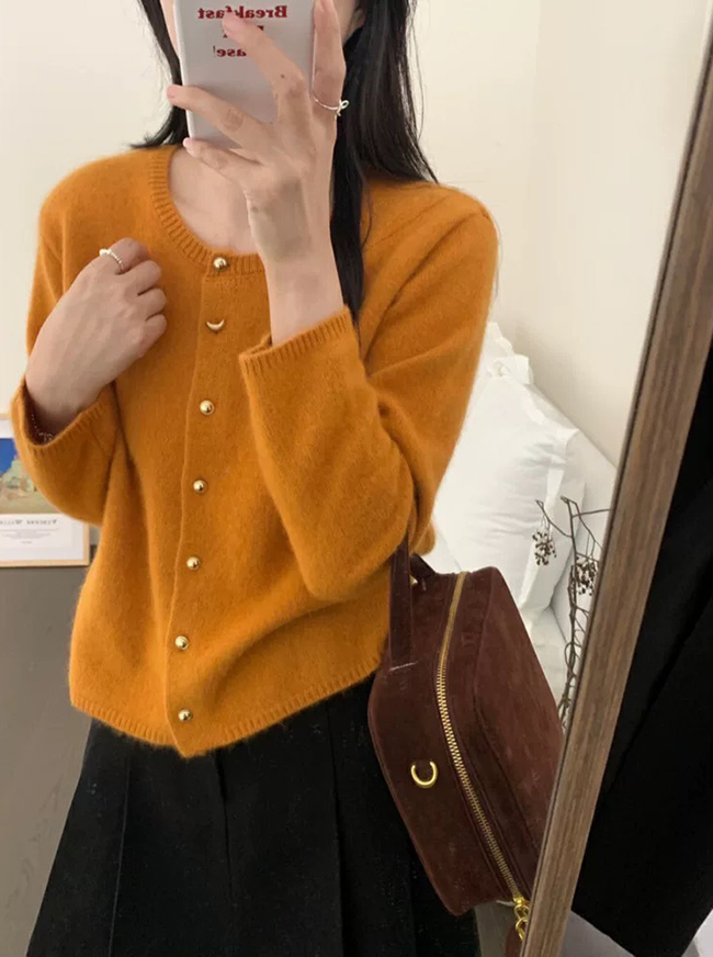 雲朵軟糖親膚針織外套-三色