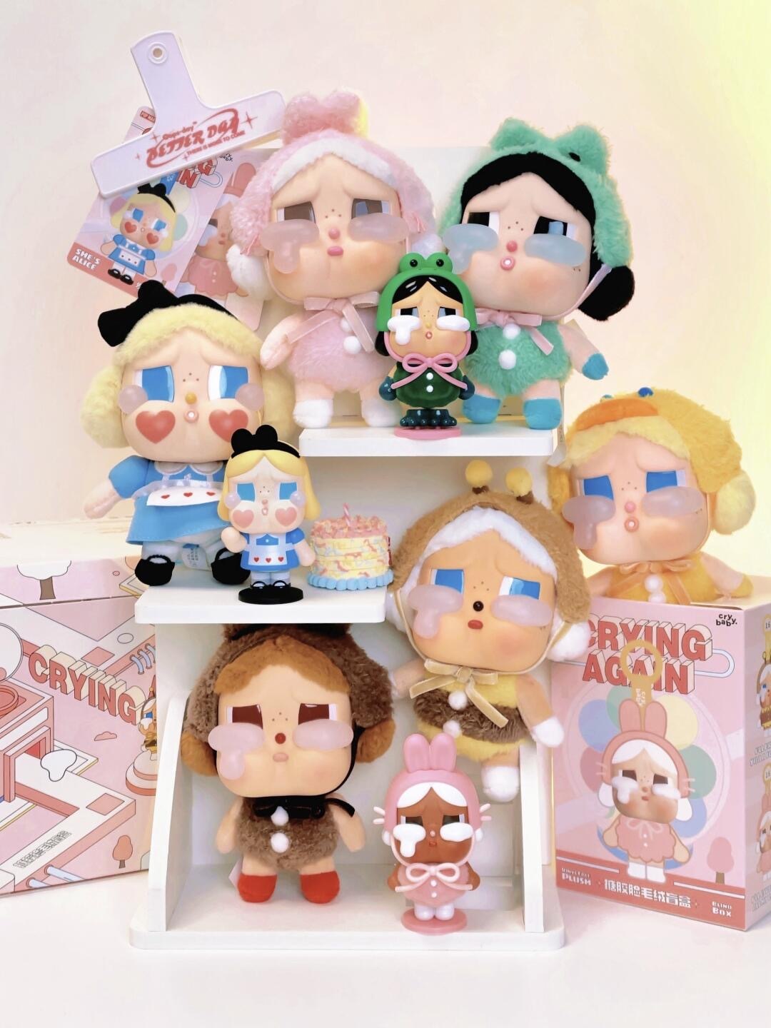 CRYBABY 眼淚工廠系列 哭娃 糖膠公仔 盲盒 鑰匙圈 吊飾 / 現+預