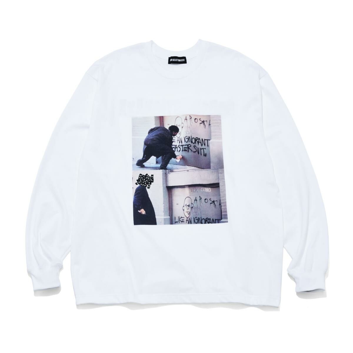 GOD SELECTION XXX (GX-A24-LT-11) LS TEE - WHITE PRE ORDER ITEM (預訂中)