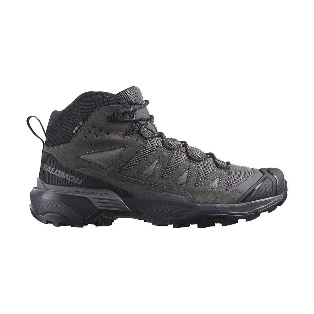 【SALOMON】男 X ULTRA 360 LTR Goretex 中筒登山鞋 灰/灰/棕/L47570800