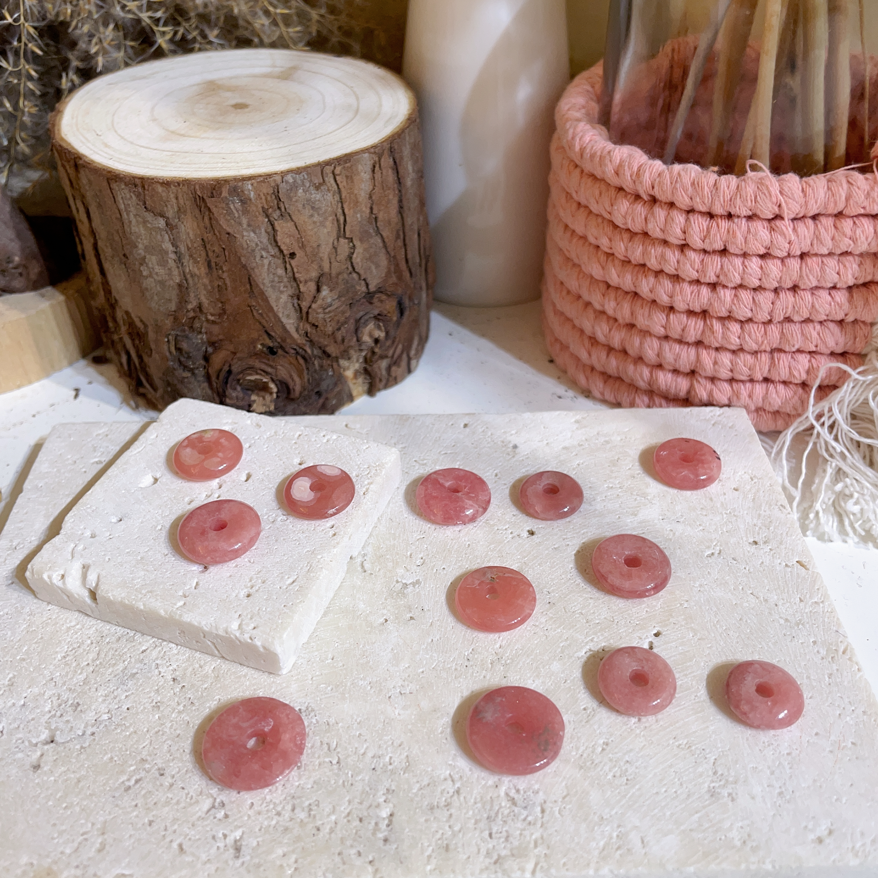 紅紋石平安扣（小）