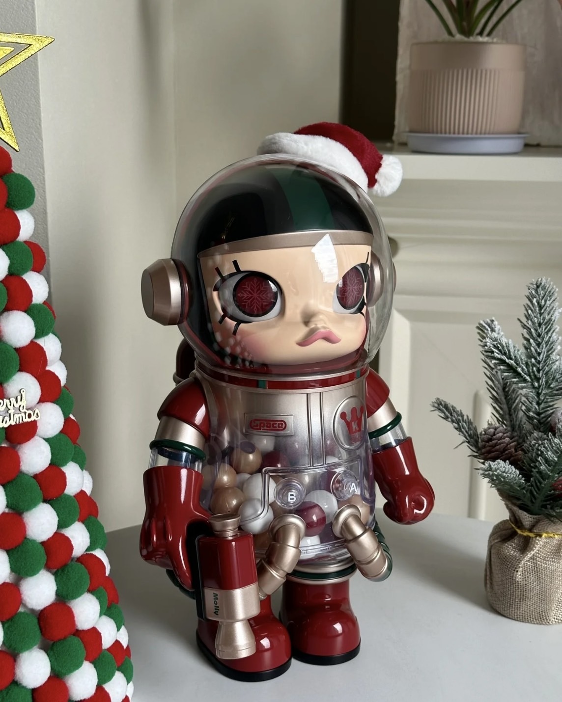 <官方正版>POP MART 泡泡瑪特 MEGA SPACE MOLLY 400% 2024 聖誕 系列 限定