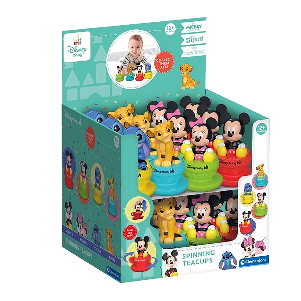 【Disney 迪士尼】 迪士尼 - 旋轉咖啡杯公仔 (隨機出貨 不挑款 )