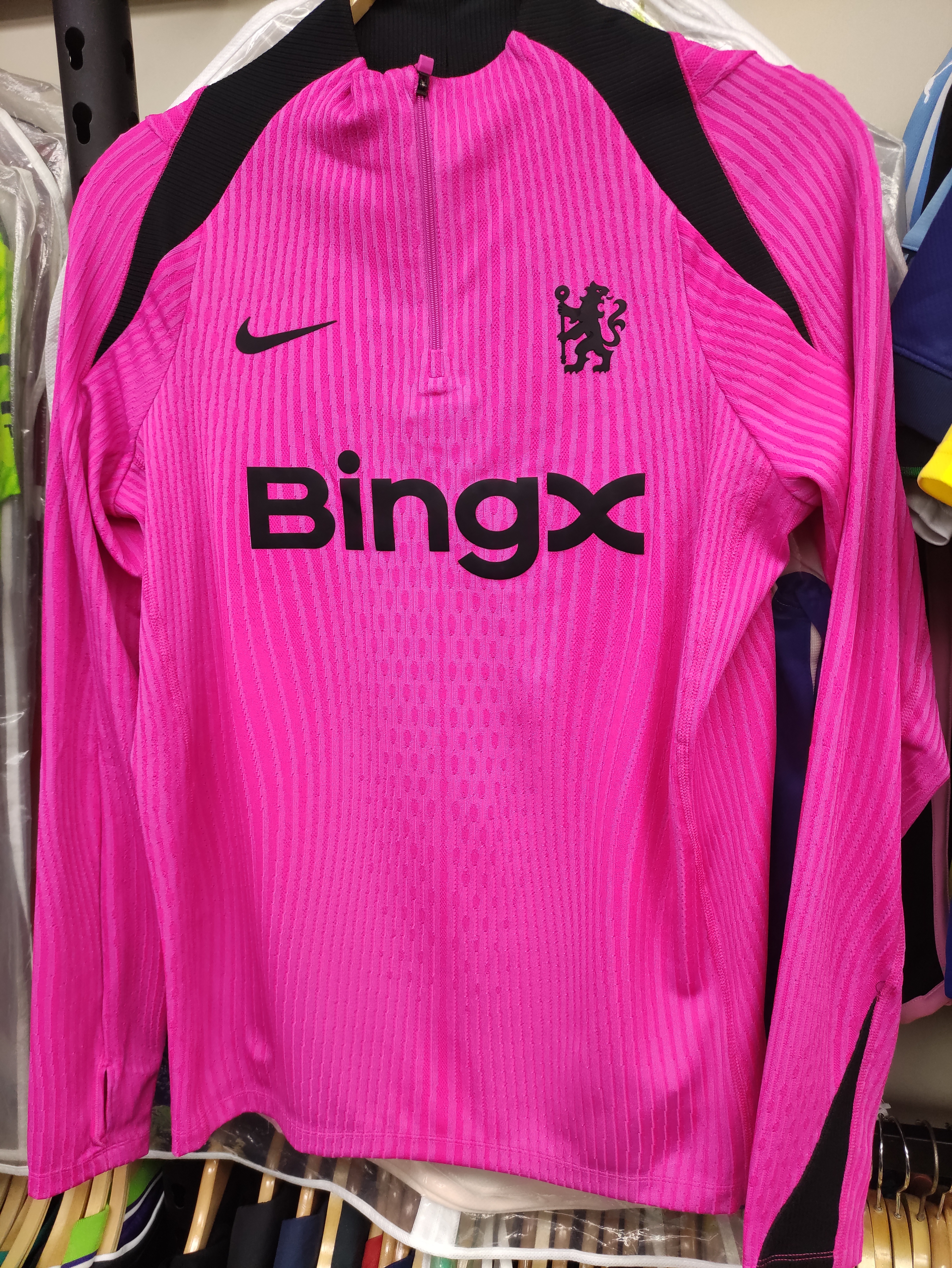 24-25車路士球員版長袖半拉鏈訓練服