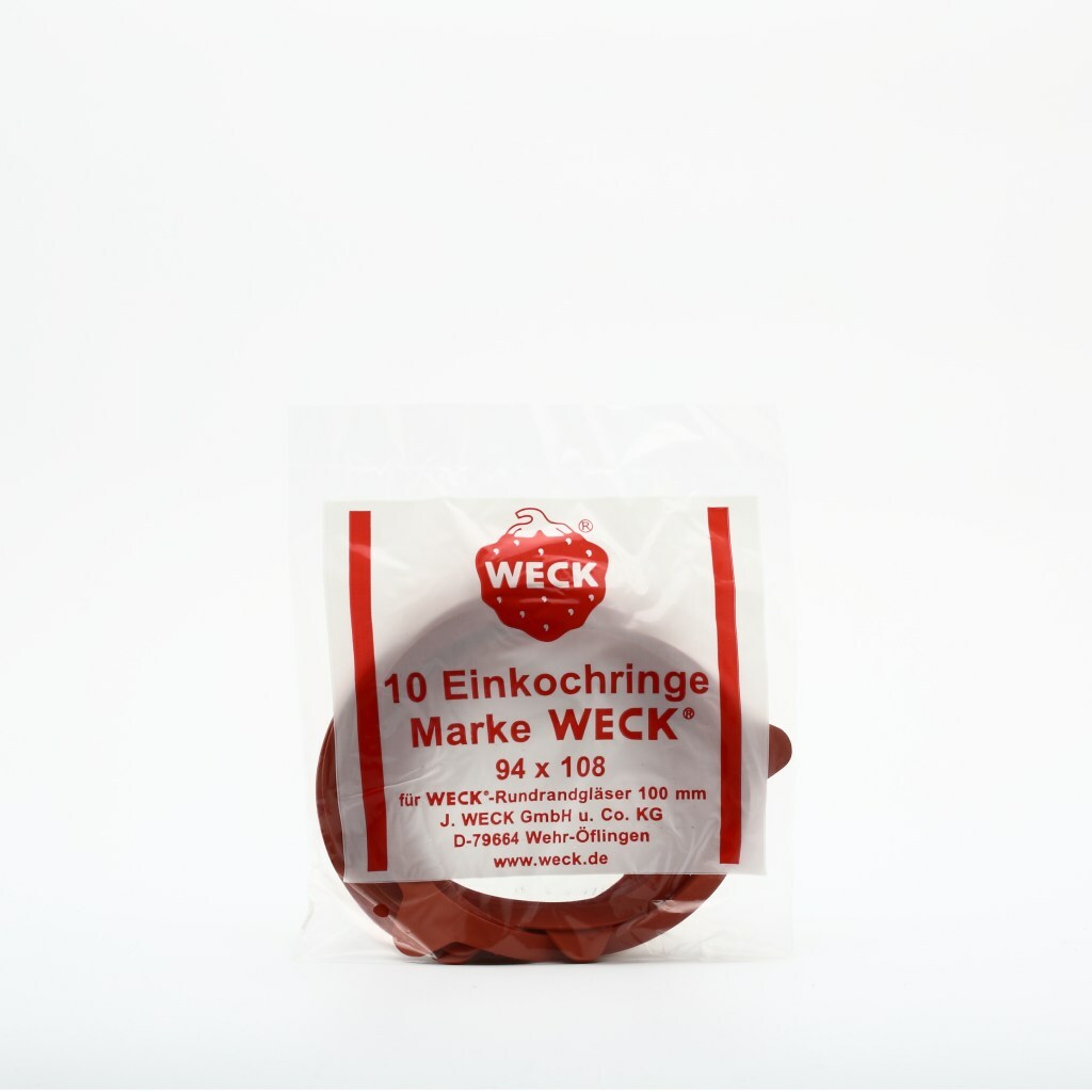德國 WECK 玻璃收納罐配件 密封圈 (L) 10入 (94x108)
