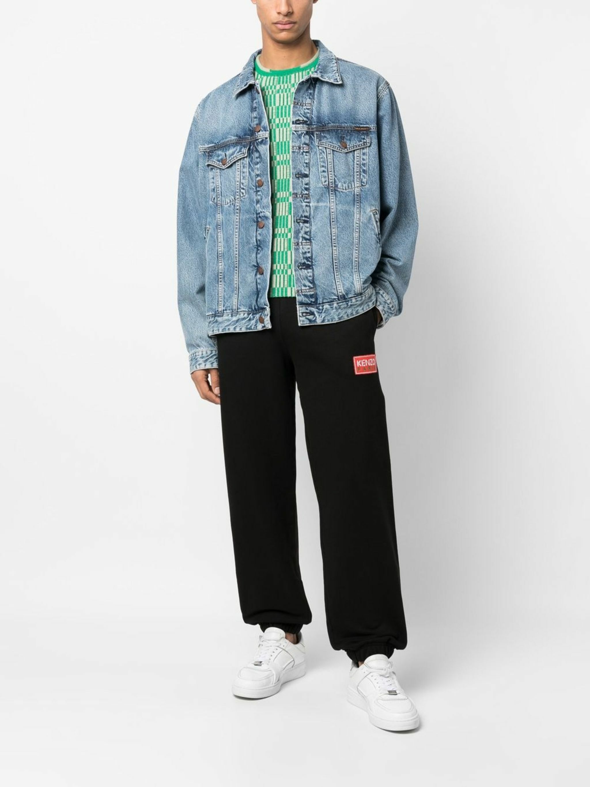 【現貨】Kenzo L112737 標貼運動褲