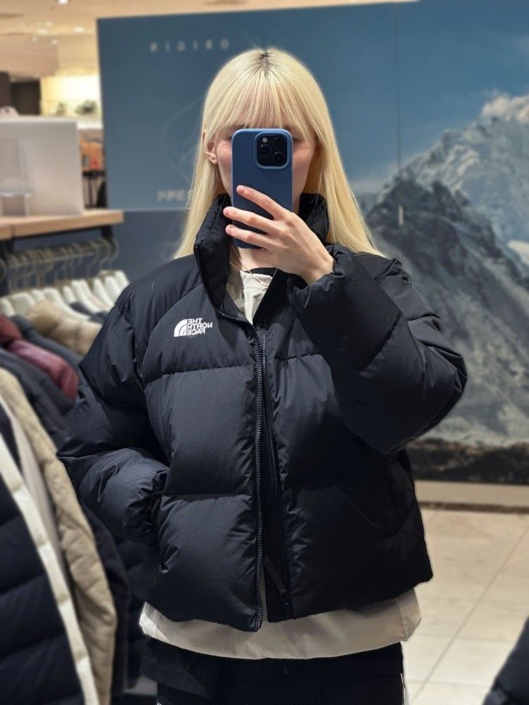 <快速出貨🍃> The North Face 北臉羽絨外套 短版 黑