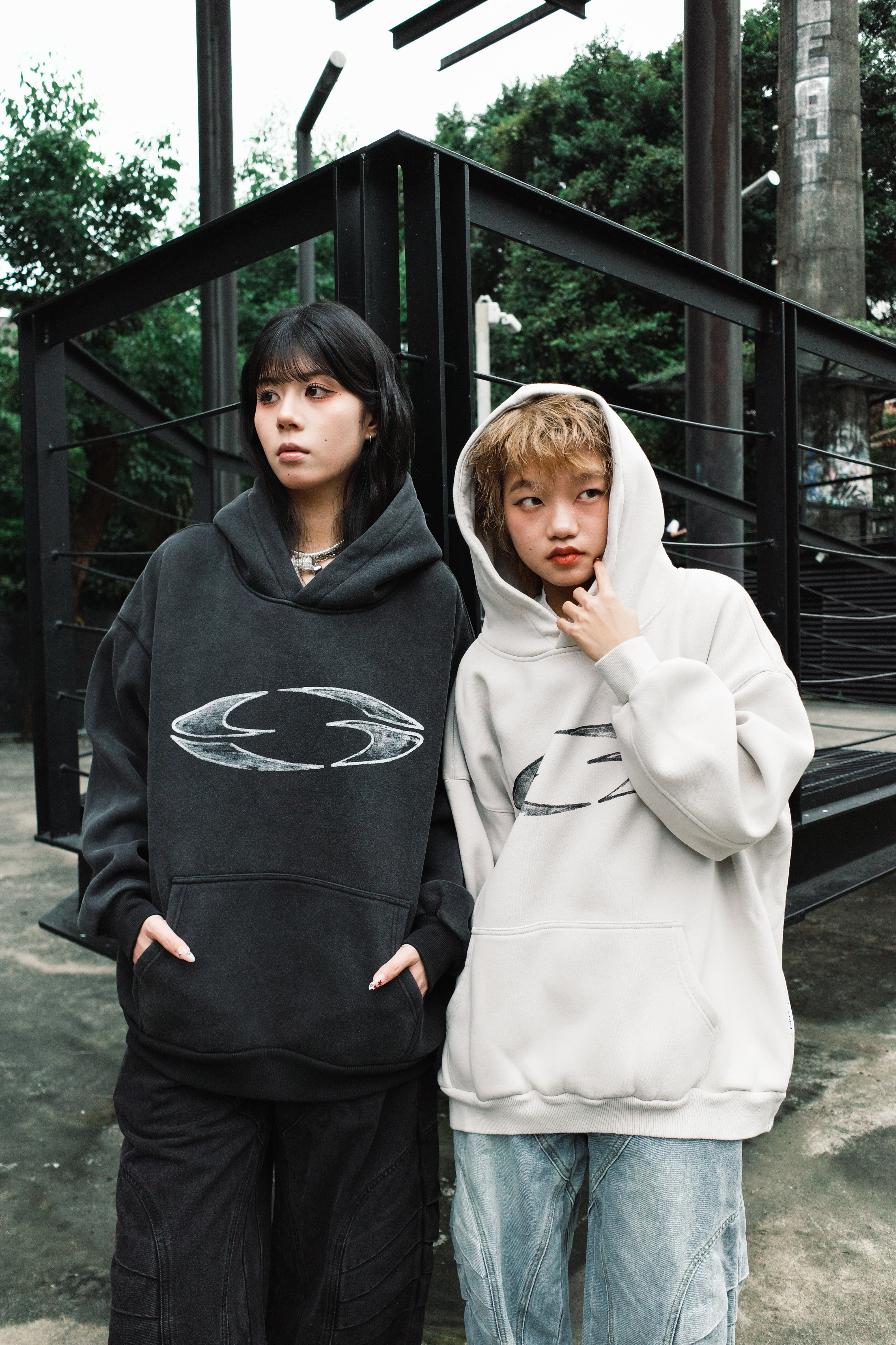 『Always_Good』重磅 水洗 印花 帽TEE