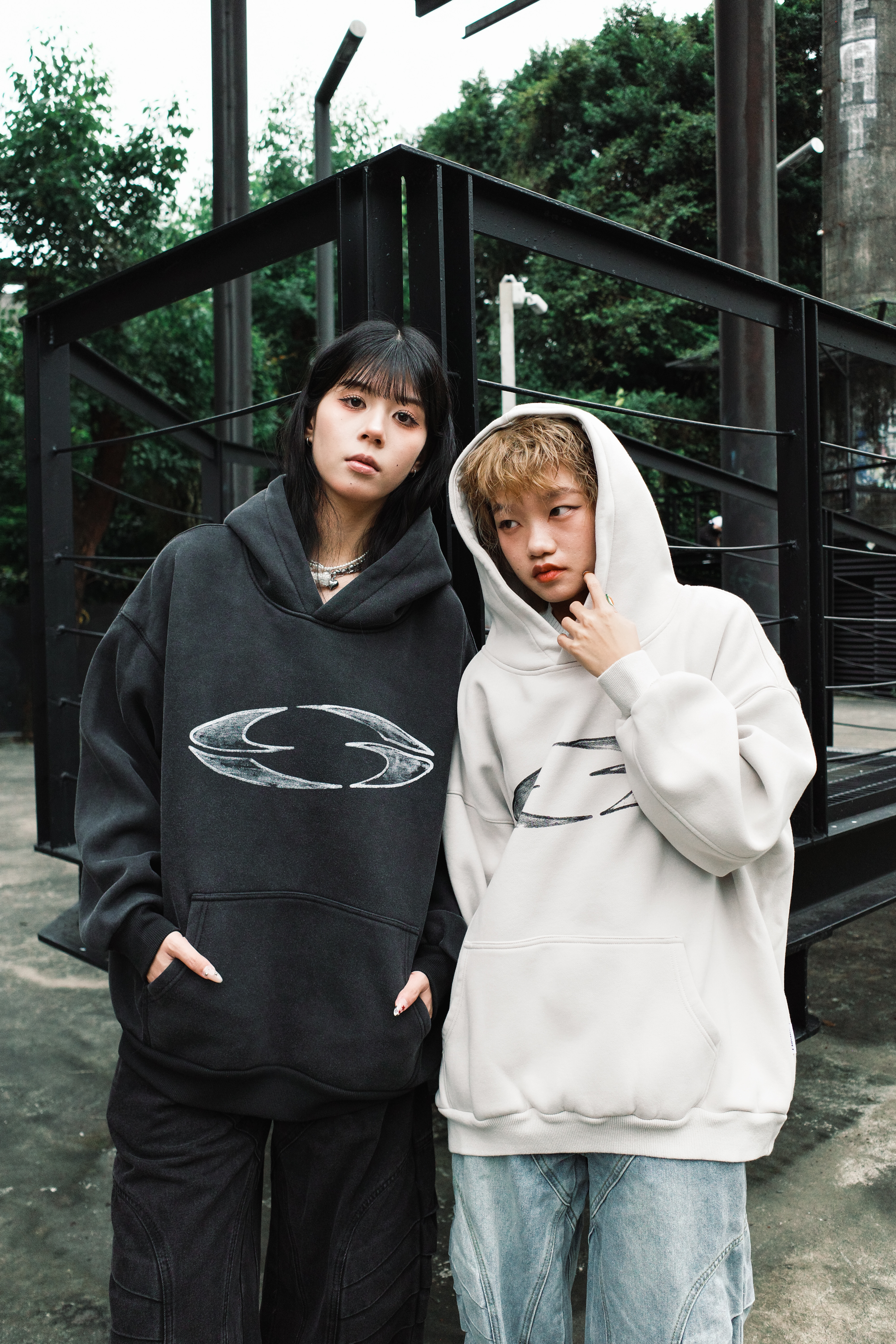 『Always_Good』重磅 水洗 印花 帽TEE