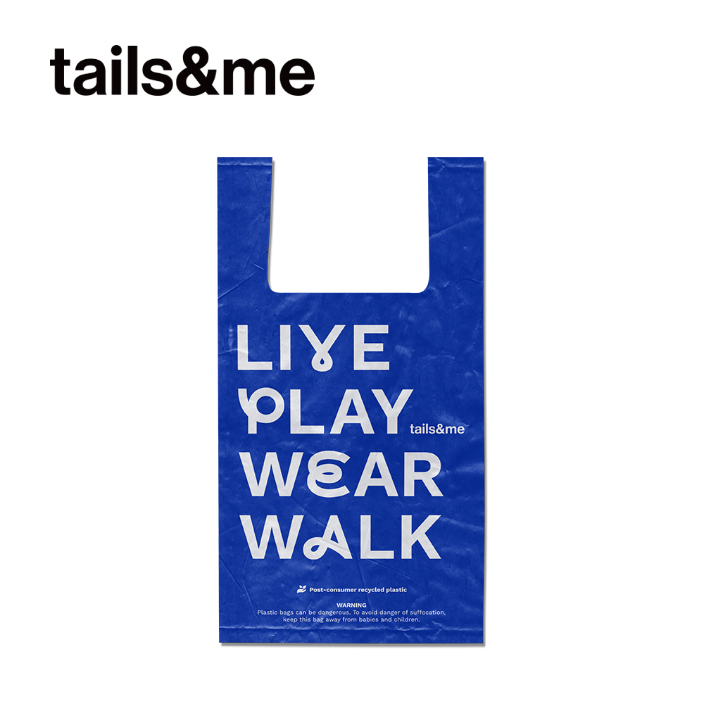 tails&me 尾巴與我｜環保撿便袋 提把款 (無香)