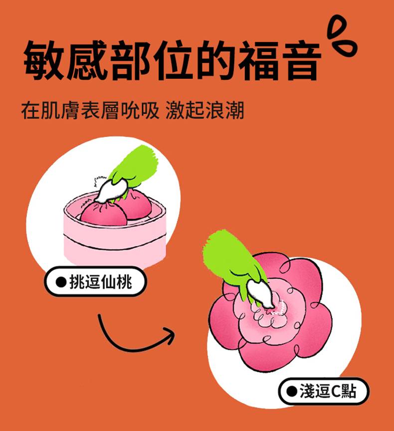 OROK｜獨立宣言吸點按摩器｜吸吮器