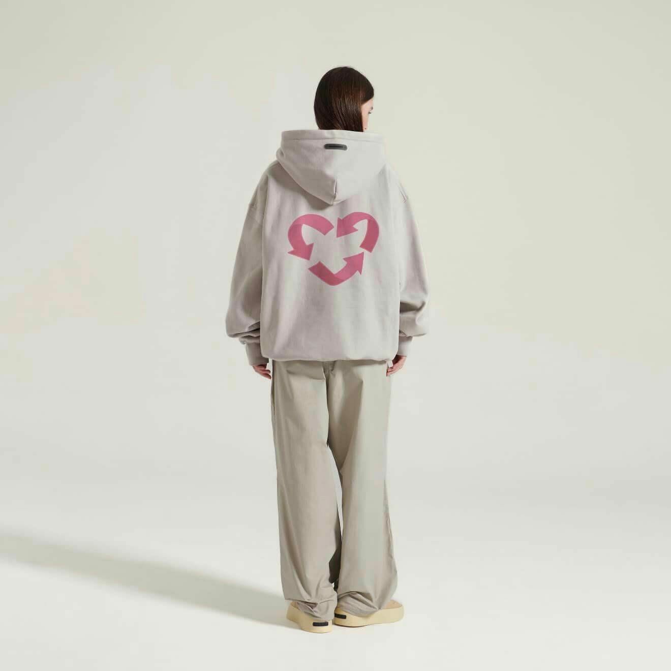 INN24FWTHD382 INNERSECT 24FW 箭頭 愛心 連帽上衣 帽Tee  環保永續