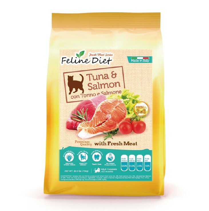 Feline Diet 鮮吞拿魚伴三文魚成貓糧 16.5LB