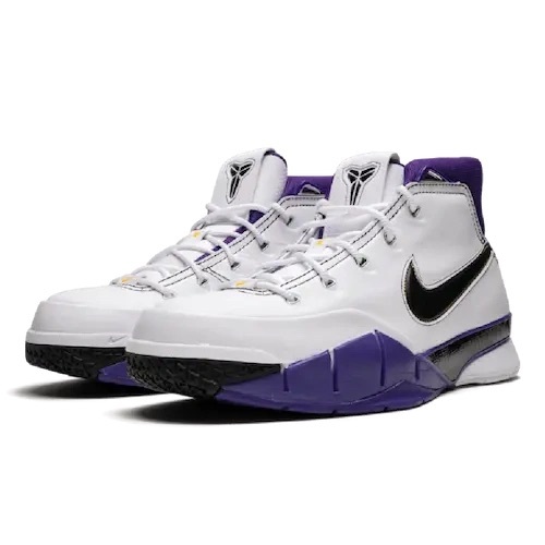 -(A5c)-Nike Kobe 1 Protro 81 Pt Game 81分 籃球鞋 白紫 AQ2728 105